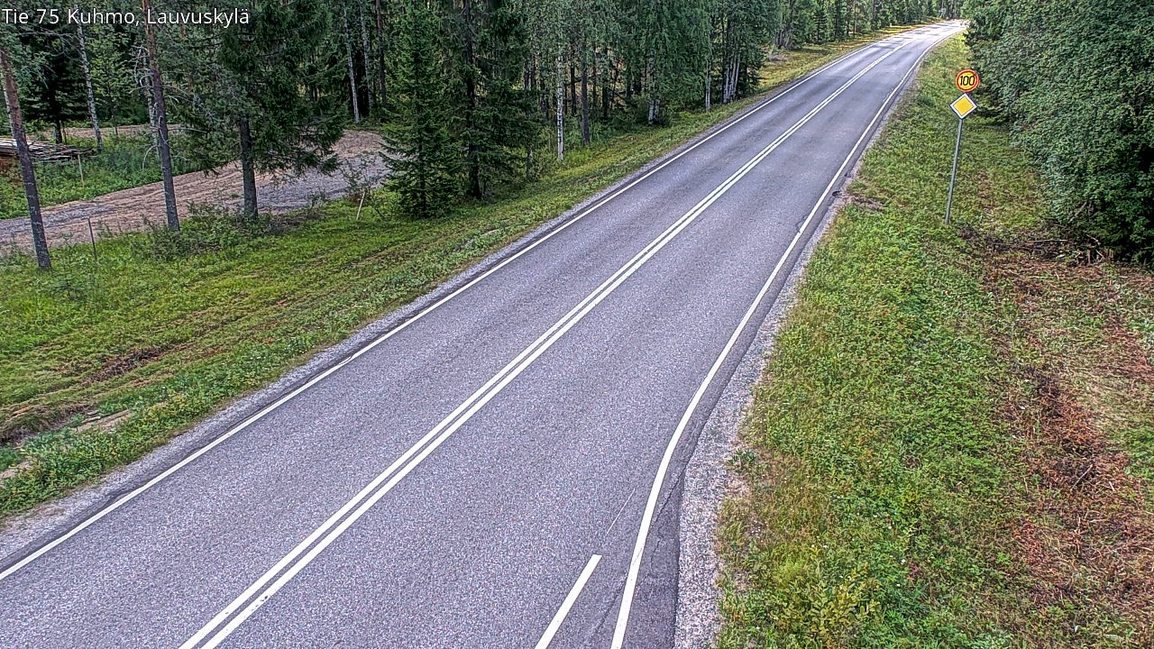 Kelikamerat Kuva Tie 75 Kuhmo, Lauvuskylä, Kuhmo, Kainuu