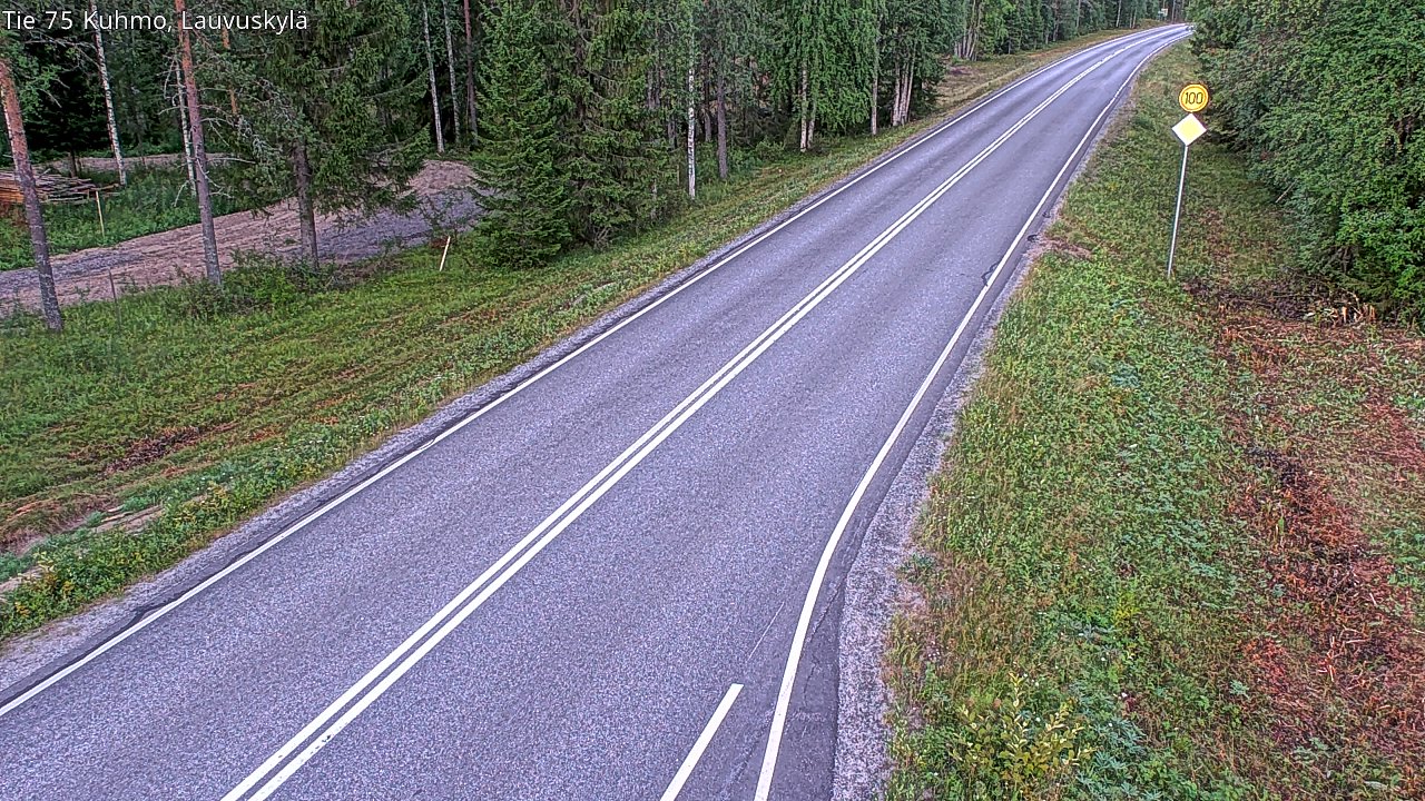 Kelikamerat Kuva Tie 75 Kuhmo, Lauvuskylä, Kuhmo, Kainuu