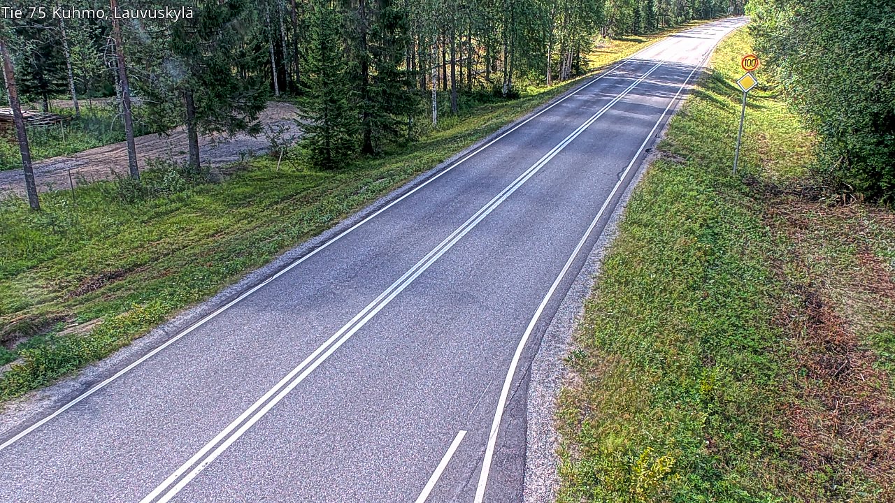 Kelikamerat Kuva Tie 75 Kuhmo, Lauvuskylä, Kuhmo, Kainuu