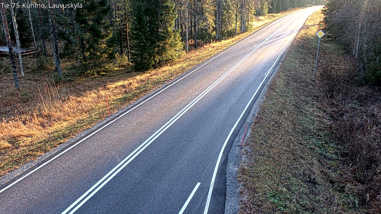 Kelikamerat Kuva Tie 75 Kuhmo, Lauvuskylä, Kuhmo, Kainuu