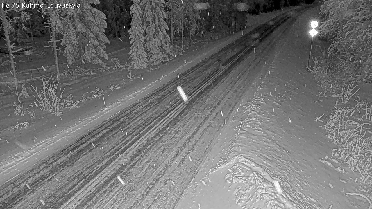 Kelikamerat Kuva Tie 75 Kuhmo, Lauvuskylä, Kuhmo, Kainuu