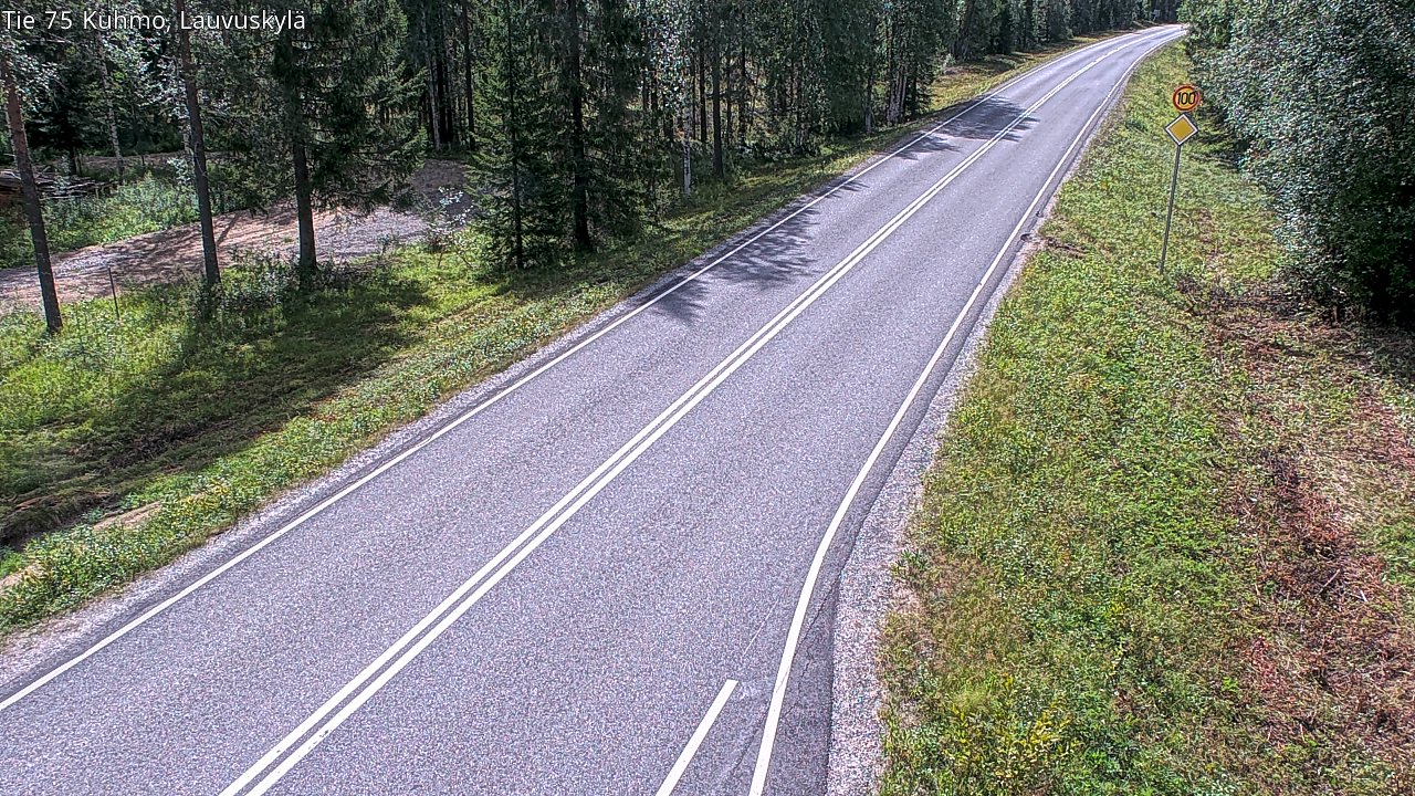 Kelikamerat Kuva Tie 75 Kuhmo, Lauvuskylä, Kuhmo, Kainuu