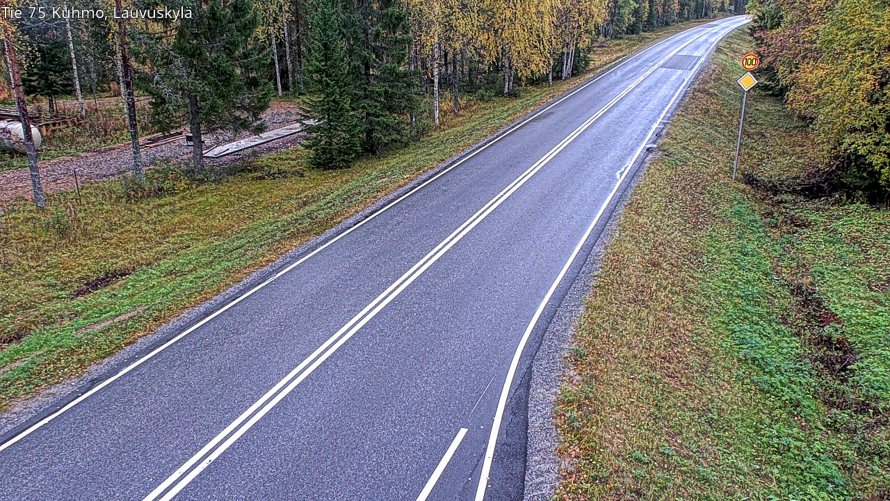 Kelikamerat Kuva Tie 75 Kuhmo, Lauvuskylä, Kuhmo, Kainuu