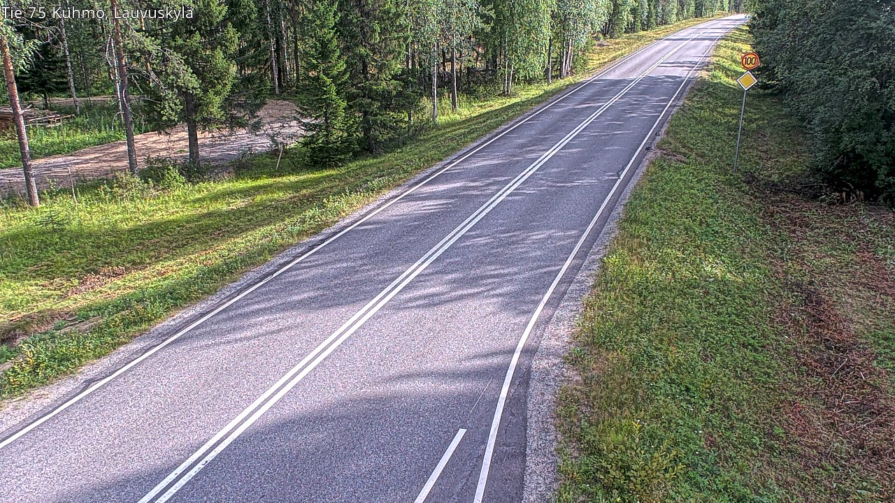 Kelikamerat Kuva Tie 75 Kuhmo, Lauvuskylä, Kuhmo, Kainuu