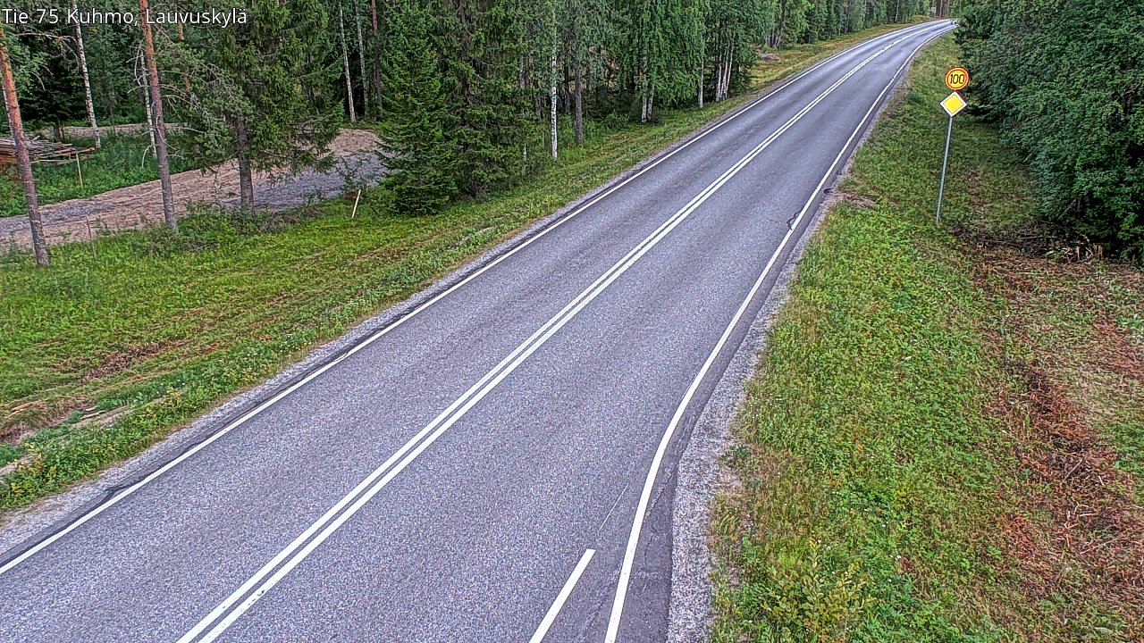 Kelikamerat Kuva Tie 75 Kuhmo, Lauvuskylä, Kuhmo, Kainuu