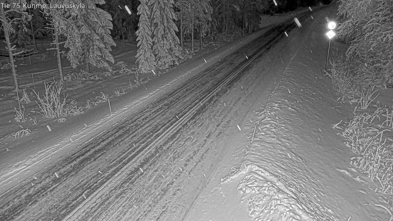 Kelikamerat Kuva Tie 75 Kuhmo, Lauvuskylä, Kuhmo, Kainuu