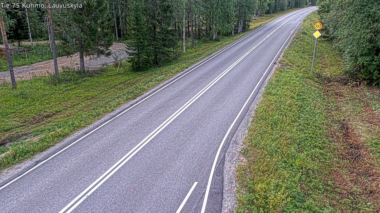 Kelikamerat Kuva Tie 75 Kuhmo, Lauvuskylä, Kuhmo, Kainuu