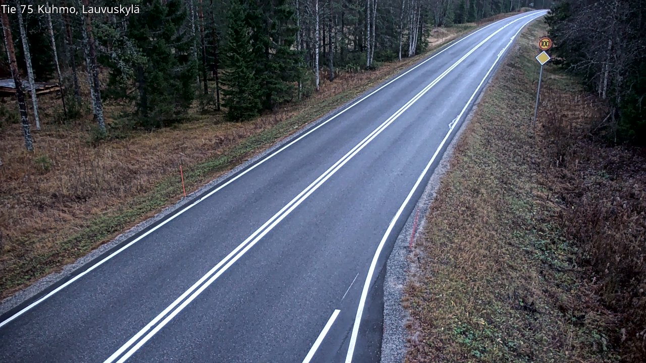 Kelikamerat Kuva Tie 75 Kuhmo, Lauvuskylä, Kuhmo, Kainuu
