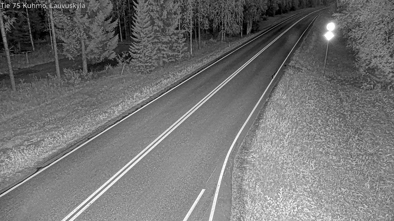 Kelikamerat Kuva Tie 75 Kuhmo, Lauvuskylä, Kuhmo, Kainuu