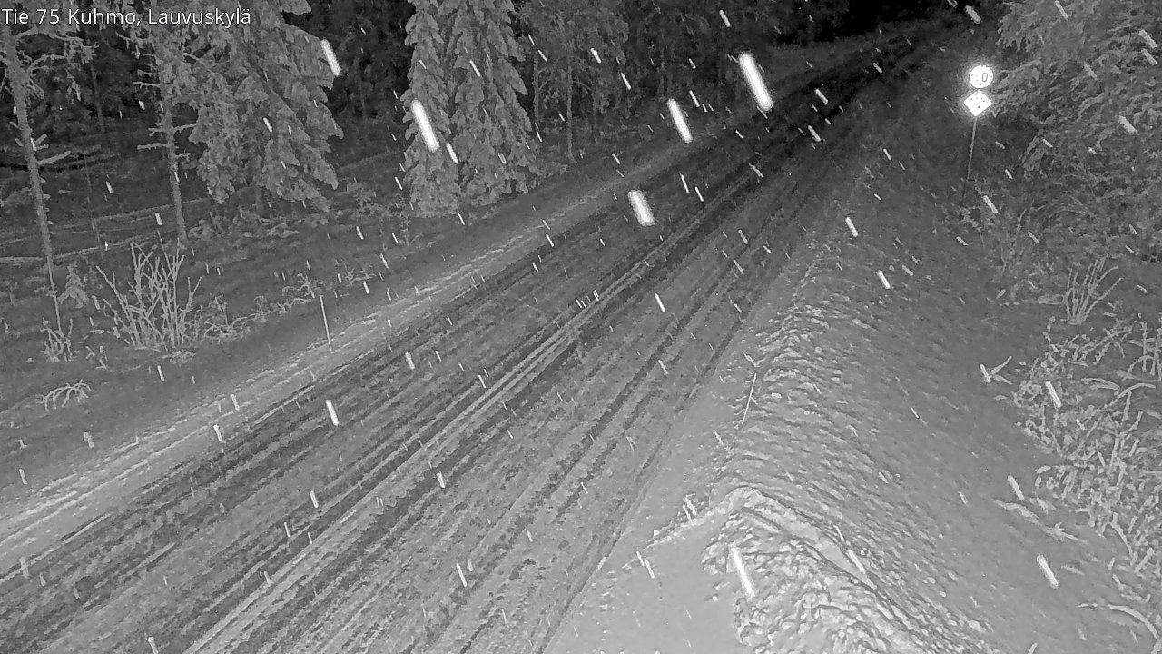 Kelikamerat Kuva Tie 75 Kuhmo, Lauvuskylä, Kuhmo, Kainuu