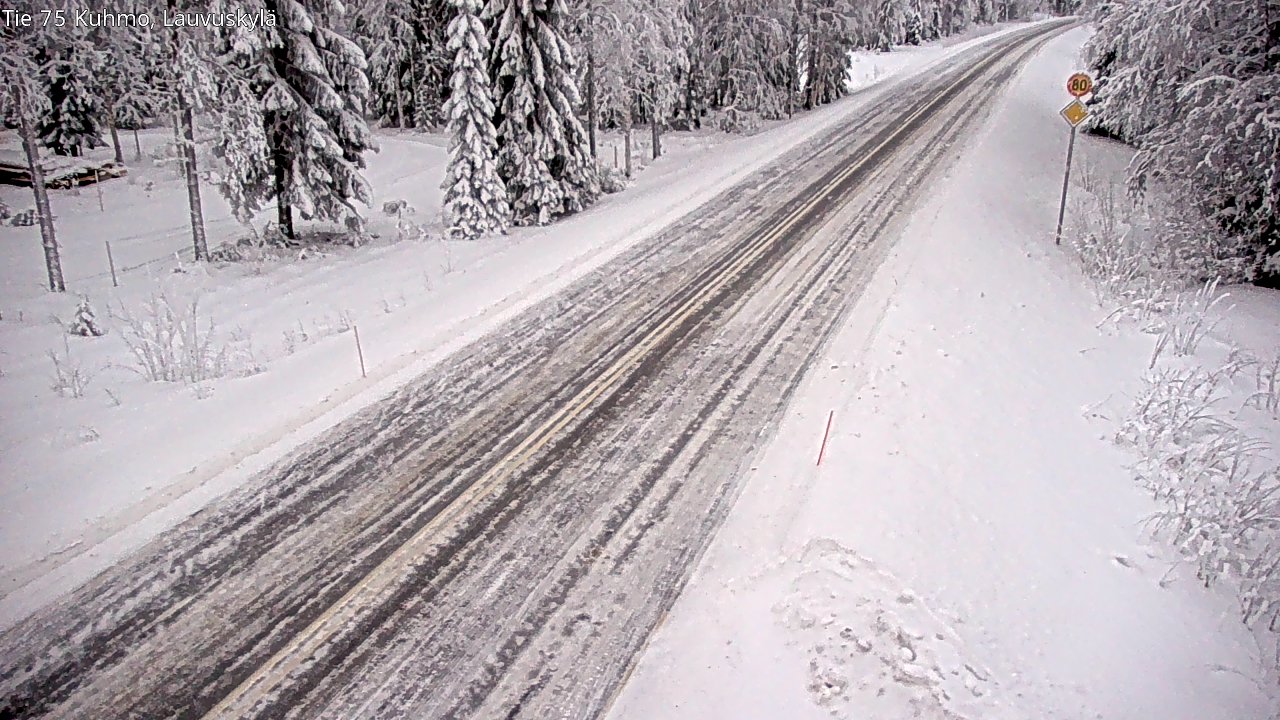 Kelikamerat Kuva Tie 75 Kuhmo, Lauvuskylä, Kuhmo, Kainuu