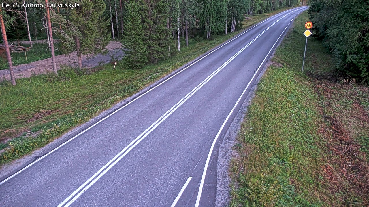 Kelikamerat Kuva Tie 75 Kuhmo, Lauvuskylä, Kuhmo, Kainuu