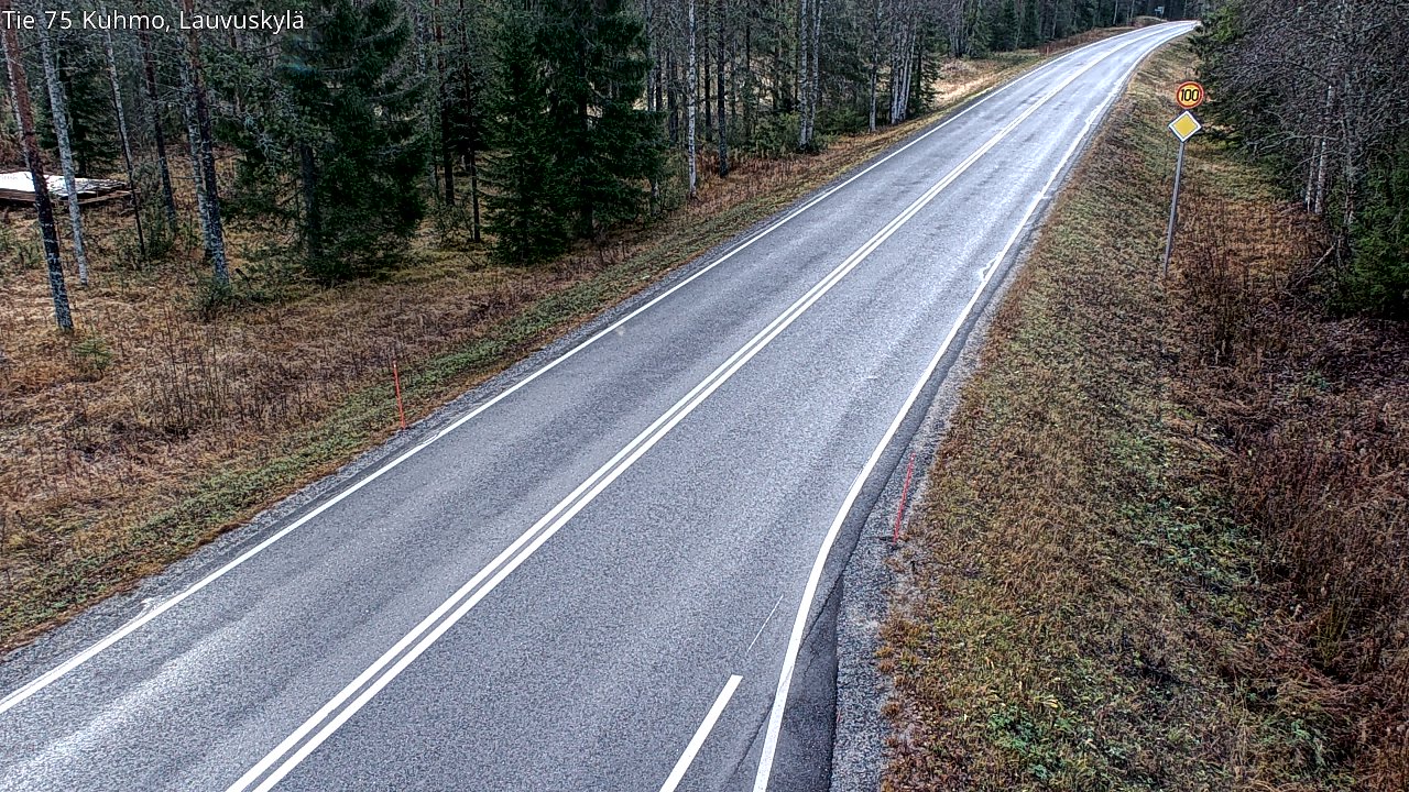 Kelikamerat Kuva Tie 75 Kuhmo, Lauvuskylä, Kuhmo, Kainuu