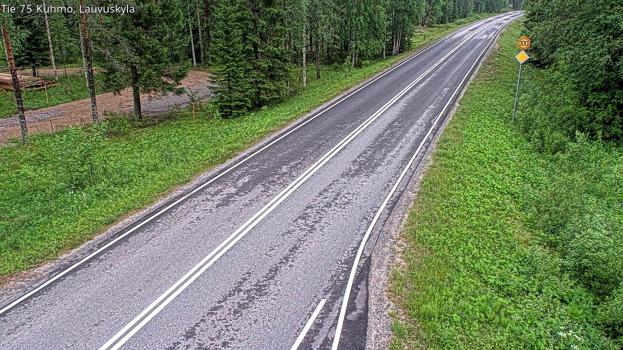 Kelikamerat Kuva Tie 75 Kuhmo, Lauvuskylä, Kuhmo, Kainuu