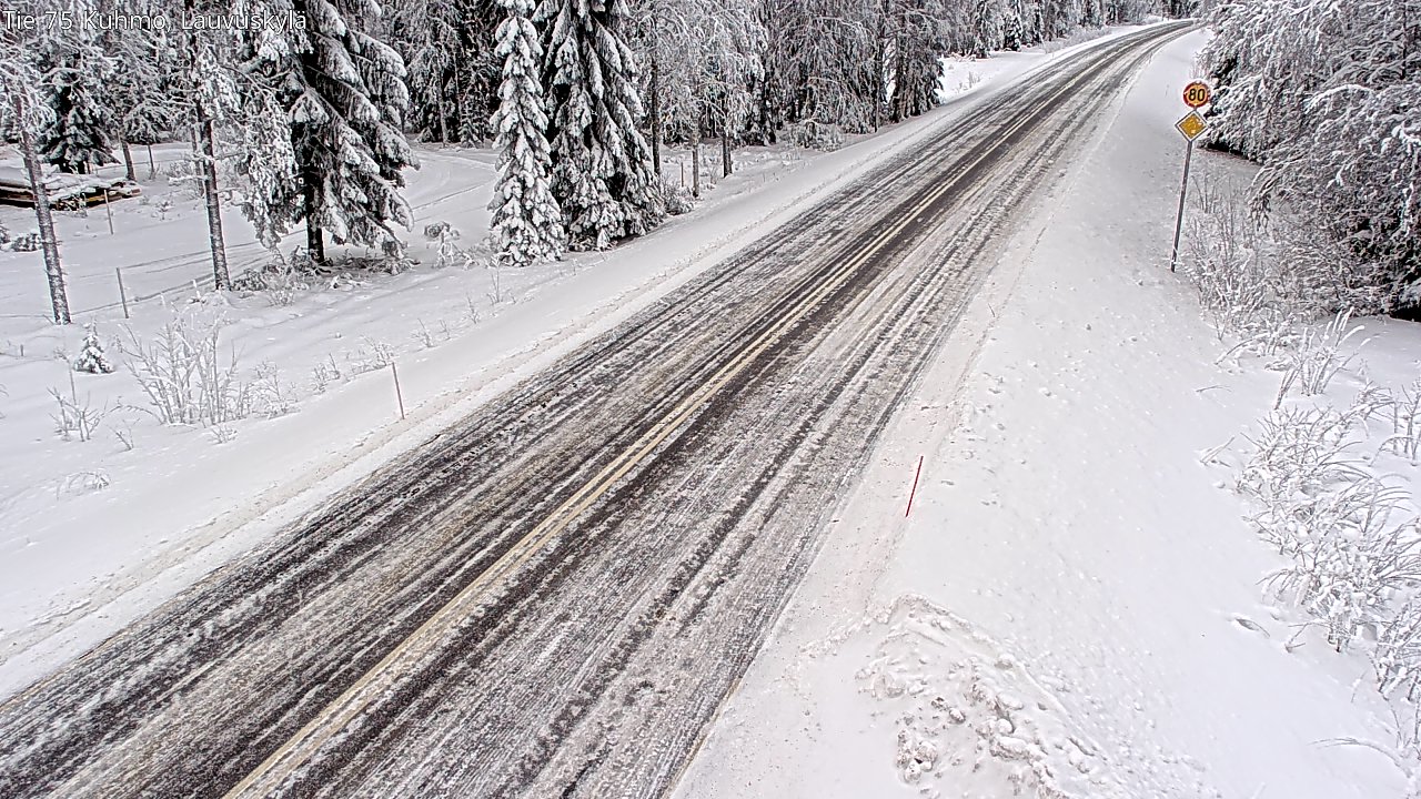 Kelikamerat Kuva Tie 75 Kuhmo, Lauvuskylä, Kuhmo, Kainuu