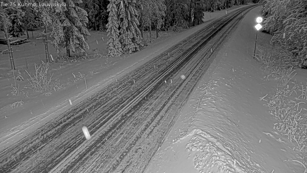 Kelikamerat Kuva Tie 75 Kuhmo, Lauvuskylä, Kuhmo, Kainuu