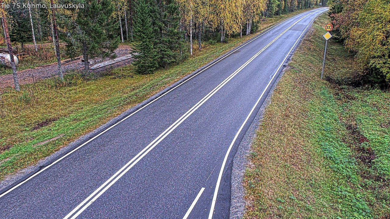 Kelikamerat Kuva Tie 75 Kuhmo, Lauvuskylä, Kuhmo, Kainuu