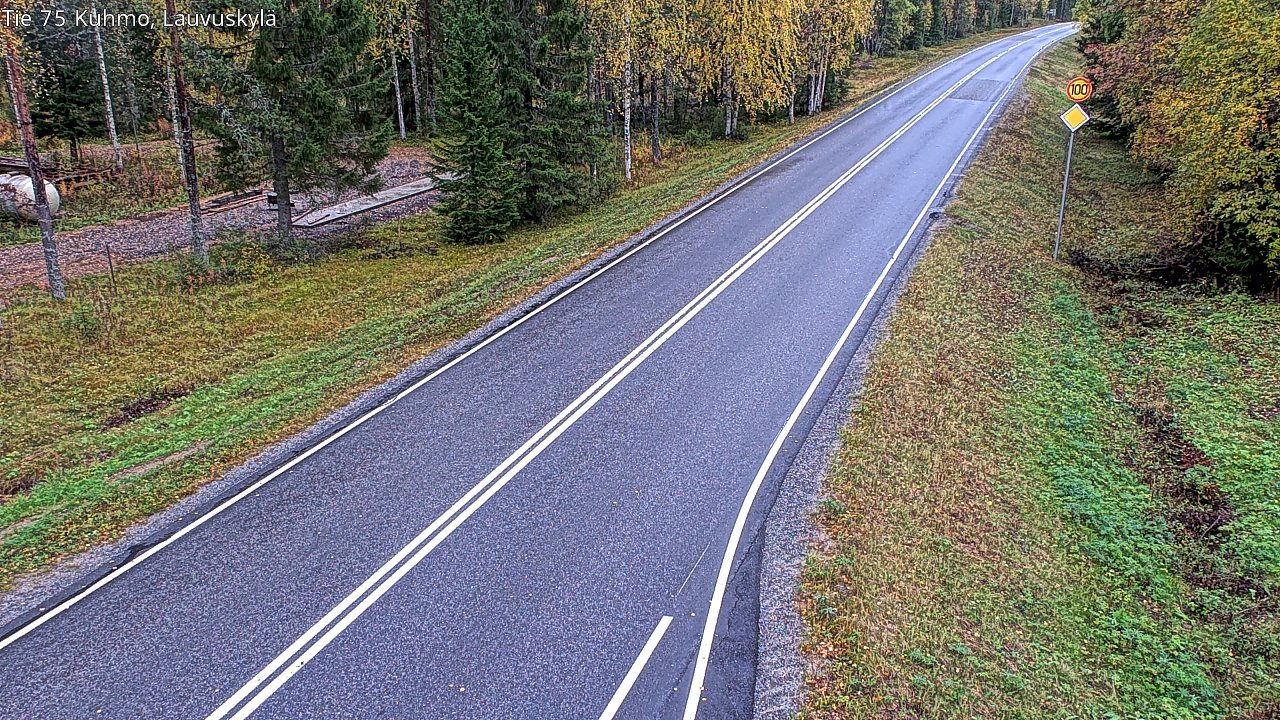 Kelikamerat Kuva Tie 75 Kuhmo, Lauvuskylä, Kuhmo, Kainuu