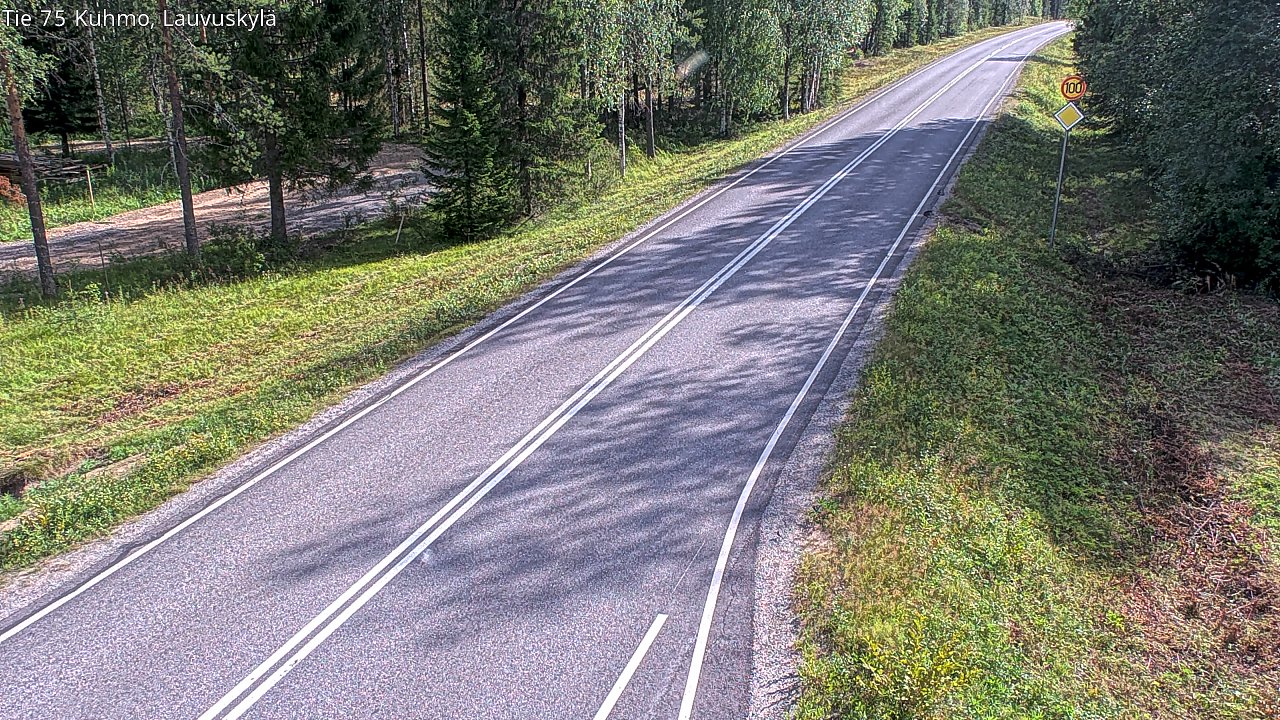 Kelikamerat Kuva Tie 75 Kuhmo, Lauvuskylä, Kuhmo, Kainuu