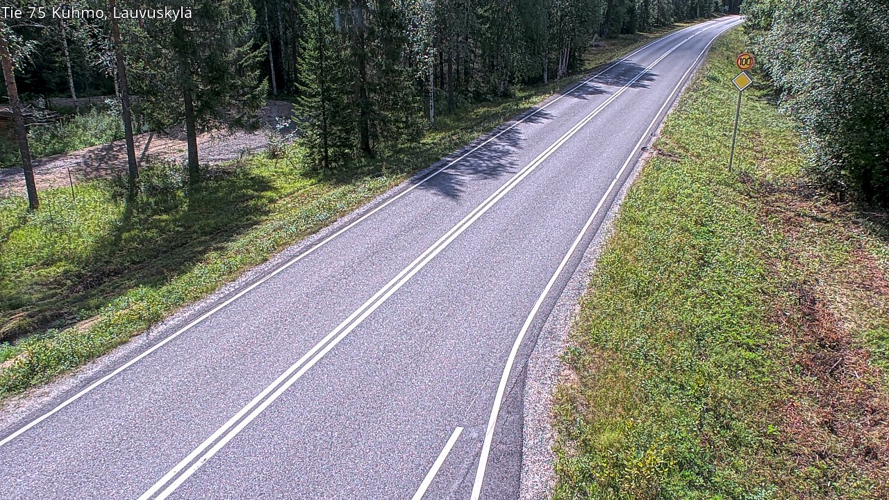 Kelikamerat Kuva Tie 75 Kuhmo, Lauvuskylä, Kuhmo, Kainuu