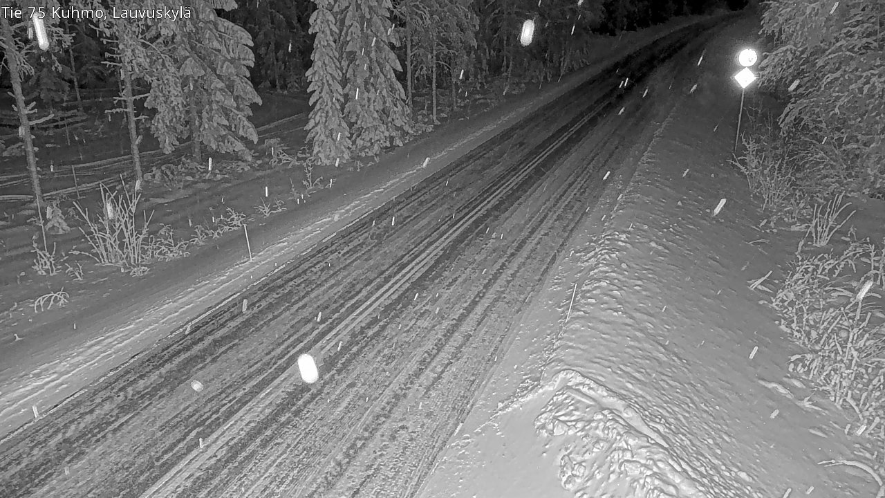 Kelikamerat Kuva Tie 75 Kuhmo, Lauvuskylä, Kuhmo, Kainuu