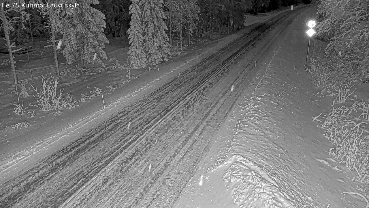 Kelikamerat Kuva Tie 75 Kuhmo, Lauvuskylä, Kuhmo, Kainuu