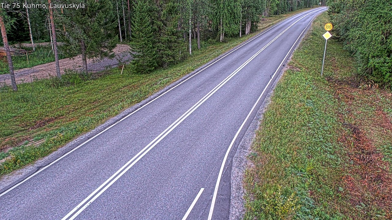 Kelikamerat Kuva Tie 75 Kuhmo, Lauvuskylä, Kuhmo, Kainuu