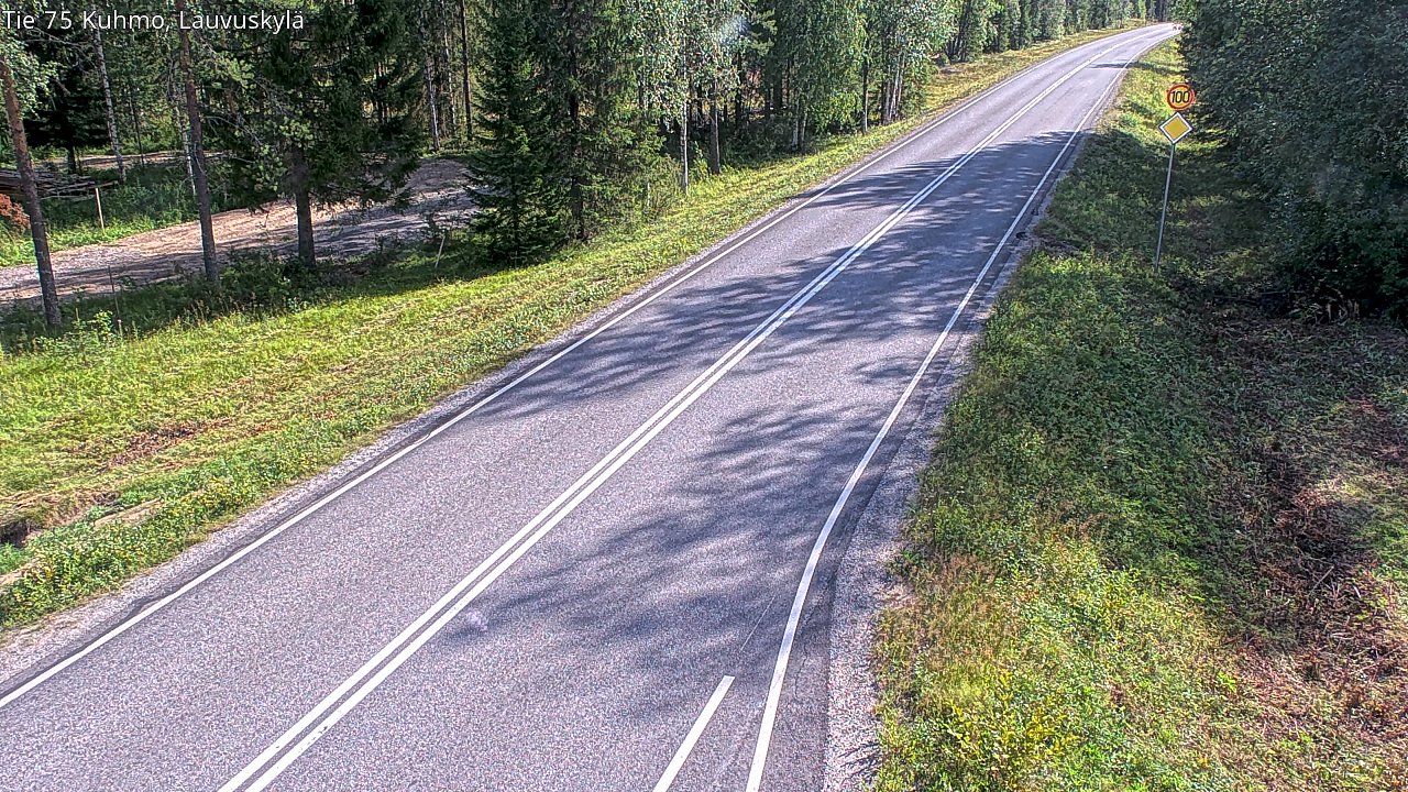 Kelikamerat Kuva Tie 75 Kuhmo, Lauvuskylä, Kuhmo, Kainuu