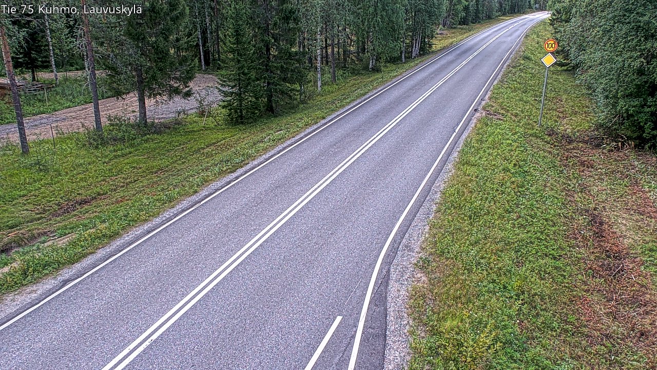 Kelikamerat Kuva Tie 75 Kuhmo, Lauvuskylä, Kuhmo, Kainuu