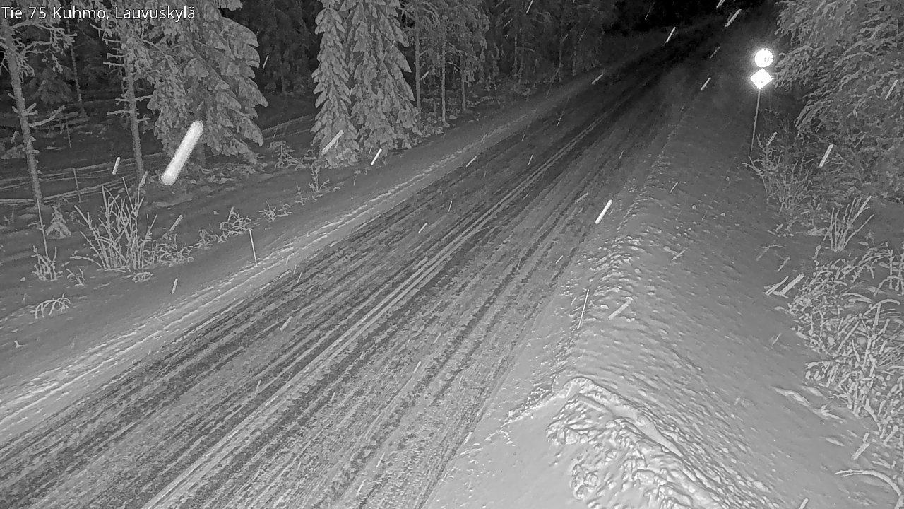 Kelikamerat Kuva Tie 75 Kuhmo, Lauvuskylä, Kuhmo, Kainuu