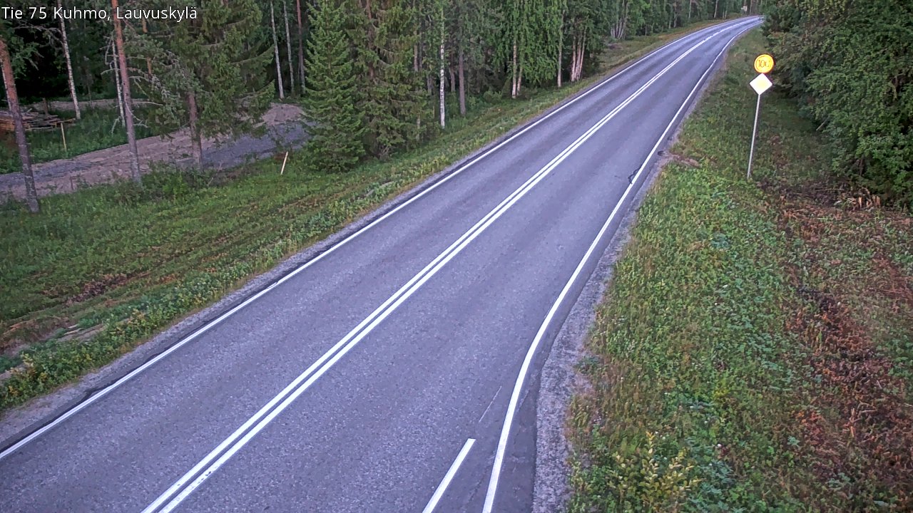 Kelikamerat Kuva Tie 75 Kuhmo, Lauvuskylä, Kuhmo, Kainuu