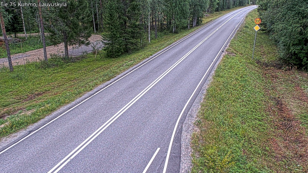 Kelikamerat Kuva Tie 75 Kuhmo, Lauvuskylä, Kuhmo, Kainuu