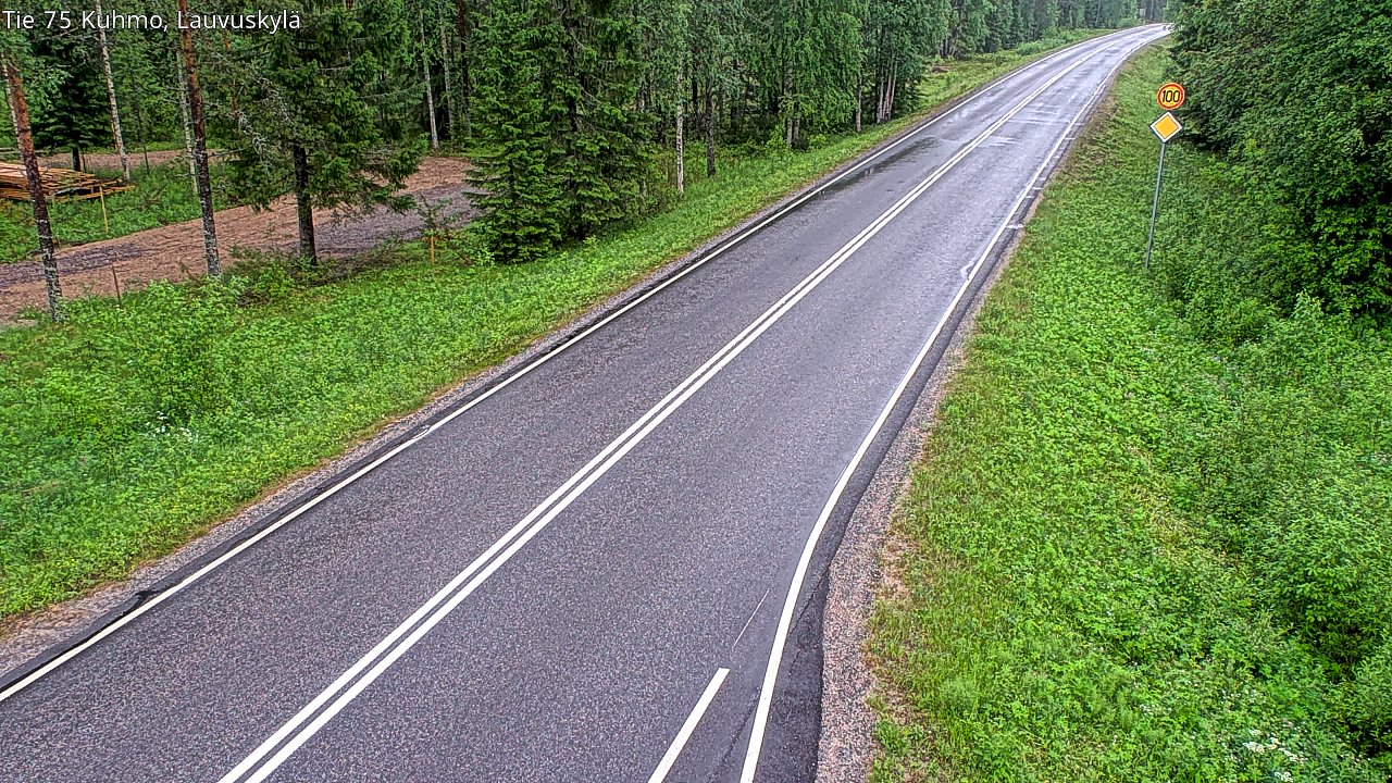 Kelikamerat Kuva Tie 75 Kuhmo, Lauvuskylä, Kuhmo, Kainuu