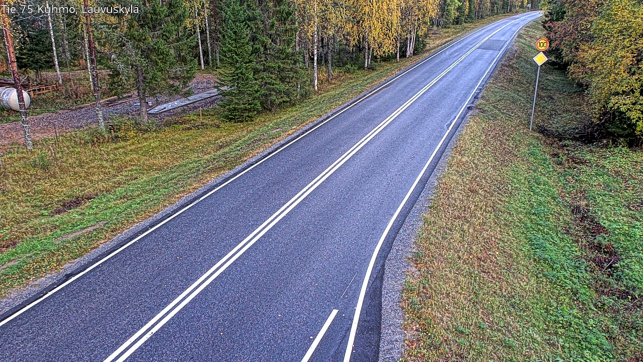 Kelikamerat Kuva Tie 75 Kuhmo, Lauvuskylä, Kuhmo, Kainuu