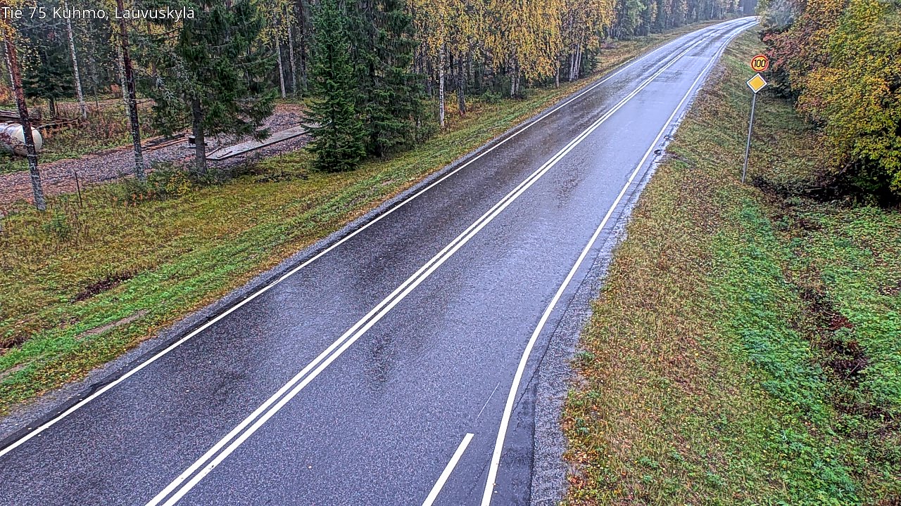 Kelikamerat Kuva Tie 75 Kuhmo, Lauvuskylä, Kuhmo, Kainuu