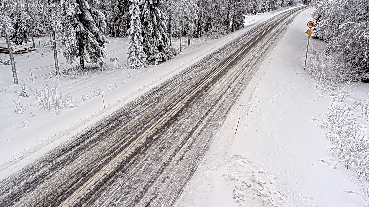 Kelikamerat Kuva Tie 75 Kuhmo, Lauvuskylä, Kuhmo, Kainuu