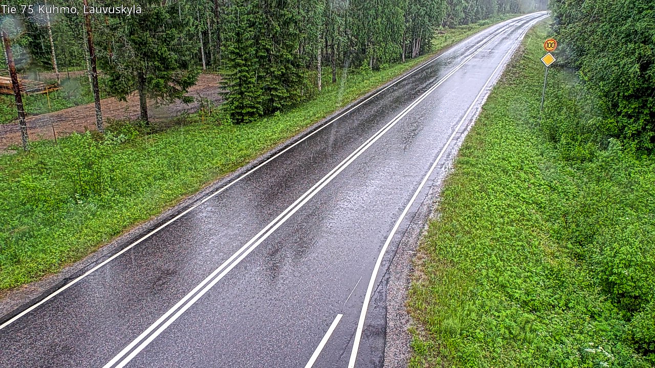 Kelikamerat Kuva Tie 75 Kuhmo, Lauvuskylä, Kuhmo, Kainuu
