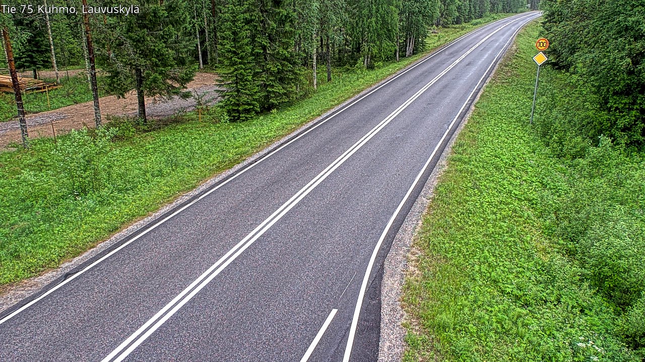 Kelikamerat Kuva Tie 75 Kuhmo, Lauvuskylä, Kuhmo, Kainuu