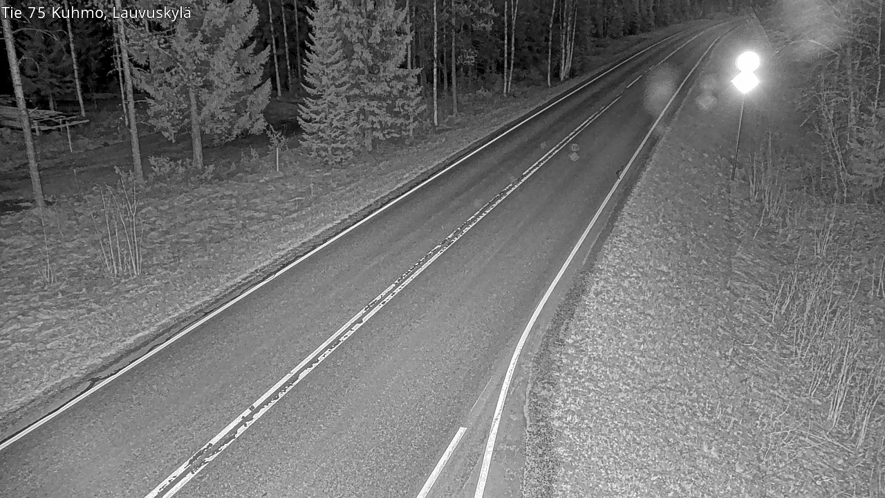 Weather Camera Image Road 75 Kuhmo, Lauvuskylä, Kuhmo, Kainuu