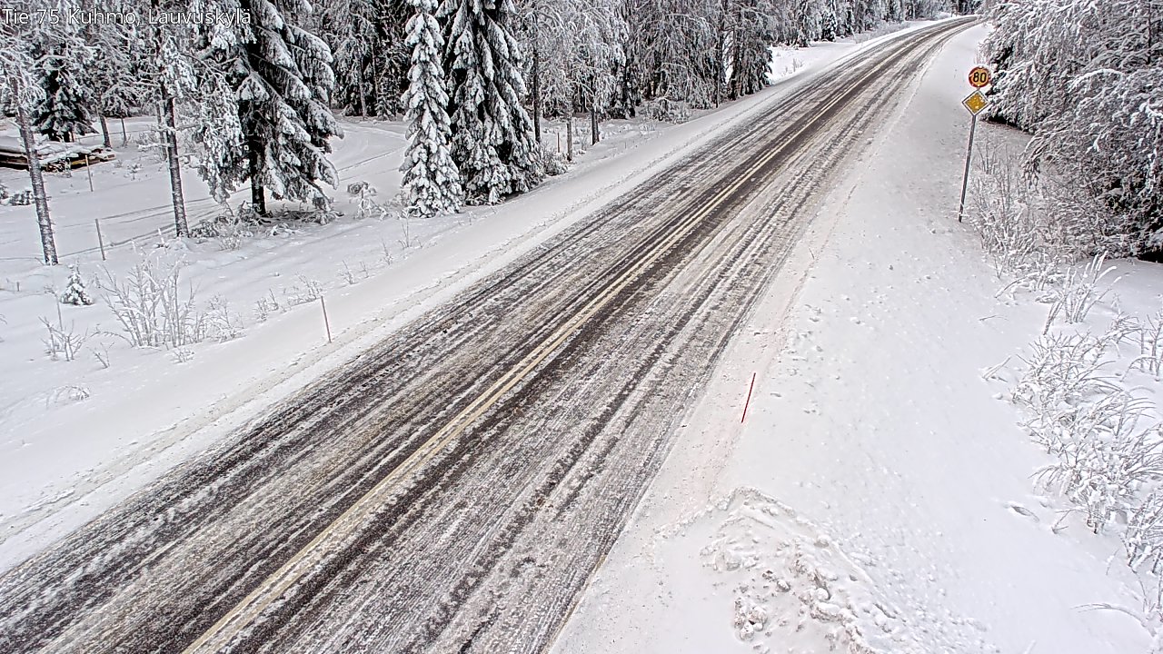 Kelikamerat Kuva Tie 75 Kuhmo, Lauvuskylä, Kuhmo, Kainuu
