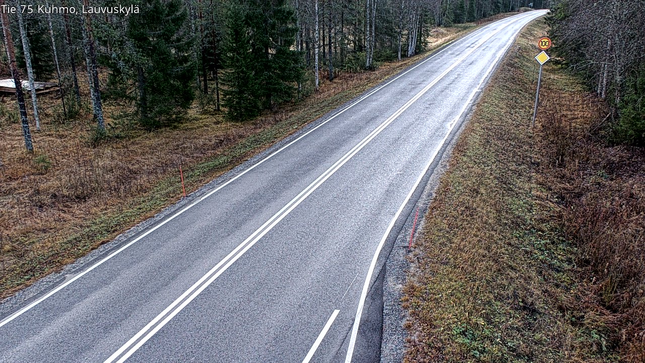 Kelikamerat Kuva Tie 75 Kuhmo, Lauvuskylä, Kuhmo, Kainuu