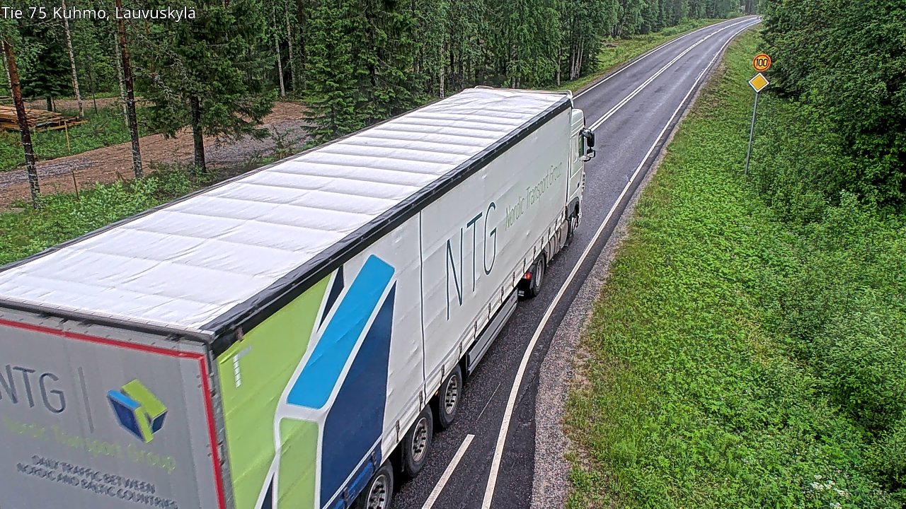 Kelikamerat Kuva Tie 75 Kuhmo, Lauvuskylä, Kuhmo, Kainuu