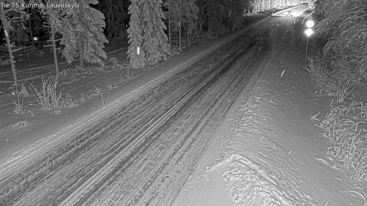 Kelikamerat Kuva Tie 75 Kuhmo, Lauvuskylä, Kuhmo, Kainuu