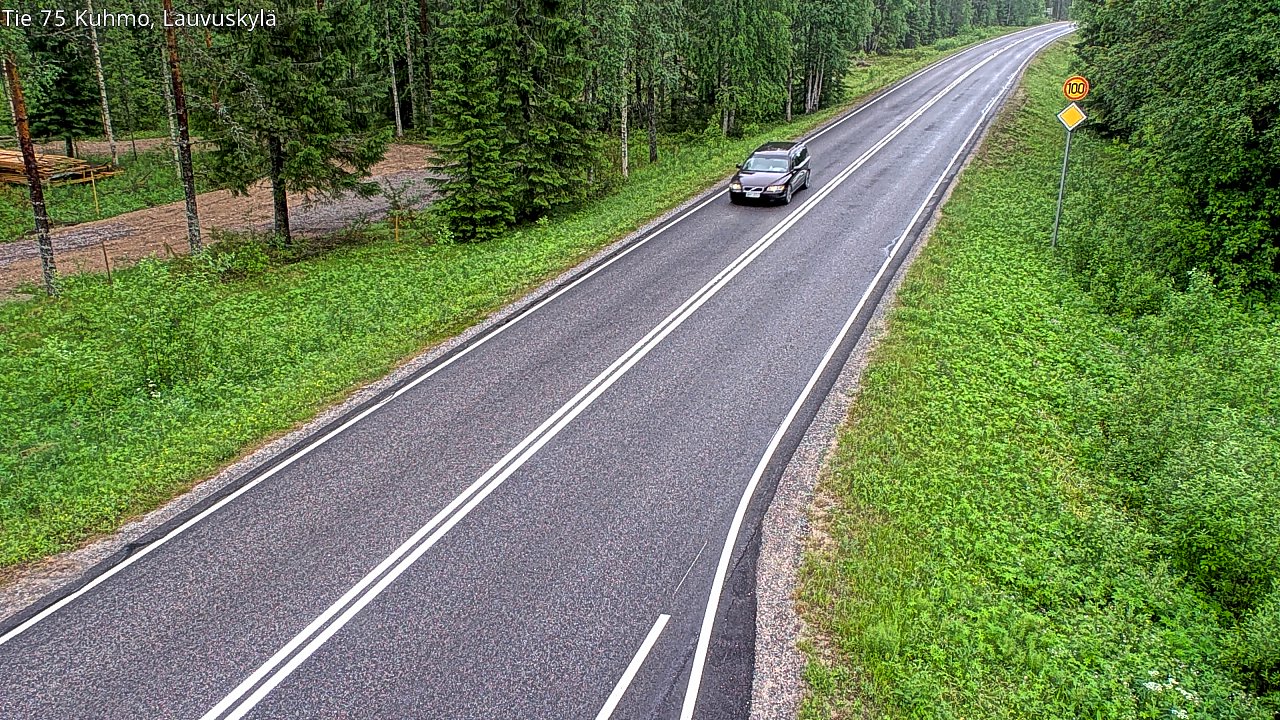 Kelikamerat Kuva Tie 75 Kuhmo, Lauvuskylä, Kuhmo, Kainuu