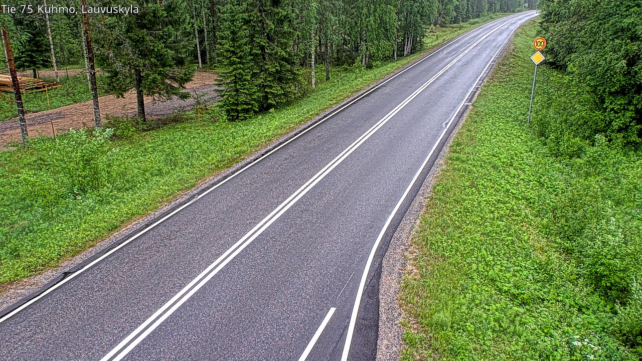 Kelikamerat Kuva Tie 75 Kuhmo, Lauvuskylä, Kuhmo, Kainuu