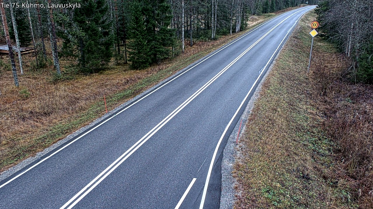 Kelikamerat Kuva Tie 75 Kuhmo, Lauvuskylä, Kuhmo, Kainuu
