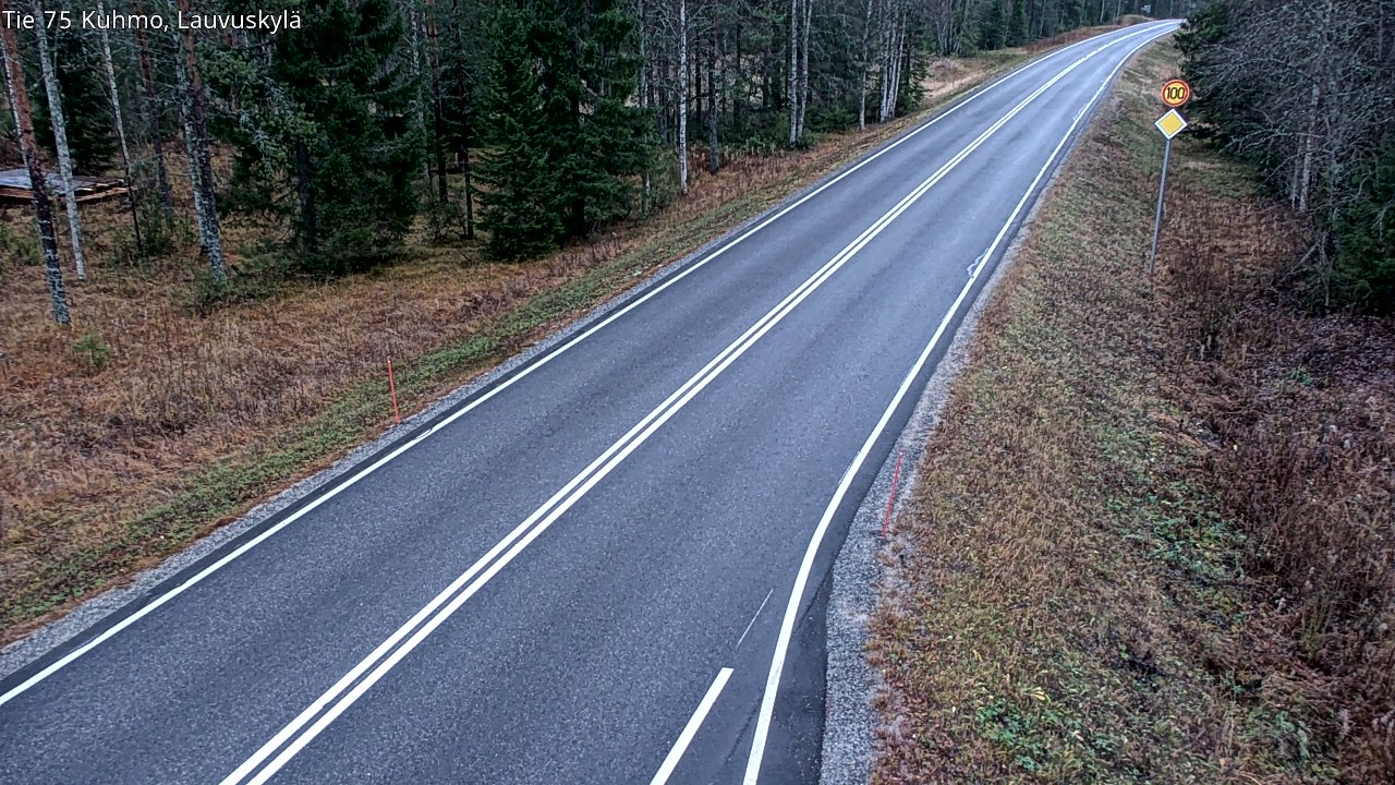Kelikamerat Kuva Tie 75 Kuhmo, Lauvuskylä, Kuhmo, Kainuu