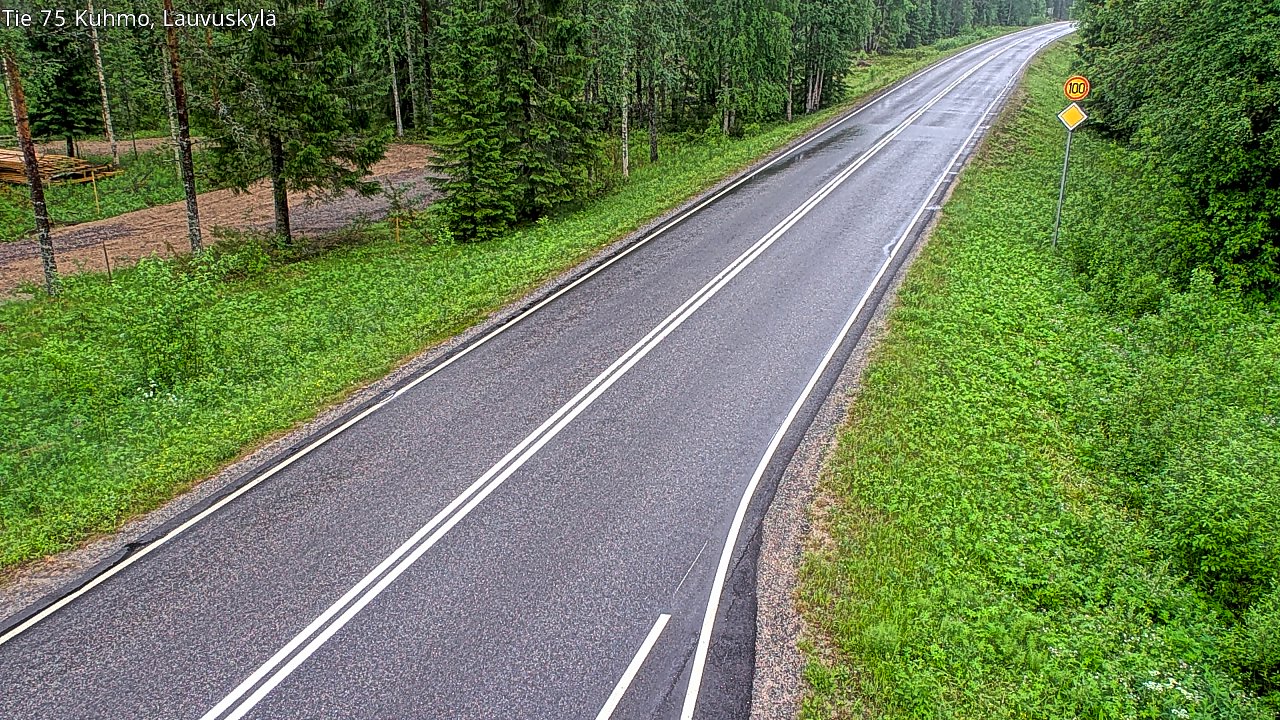 Kelikamerat Kuva Tie 75 Kuhmo, Lauvuskylä, Kuhmo, Kainuu
