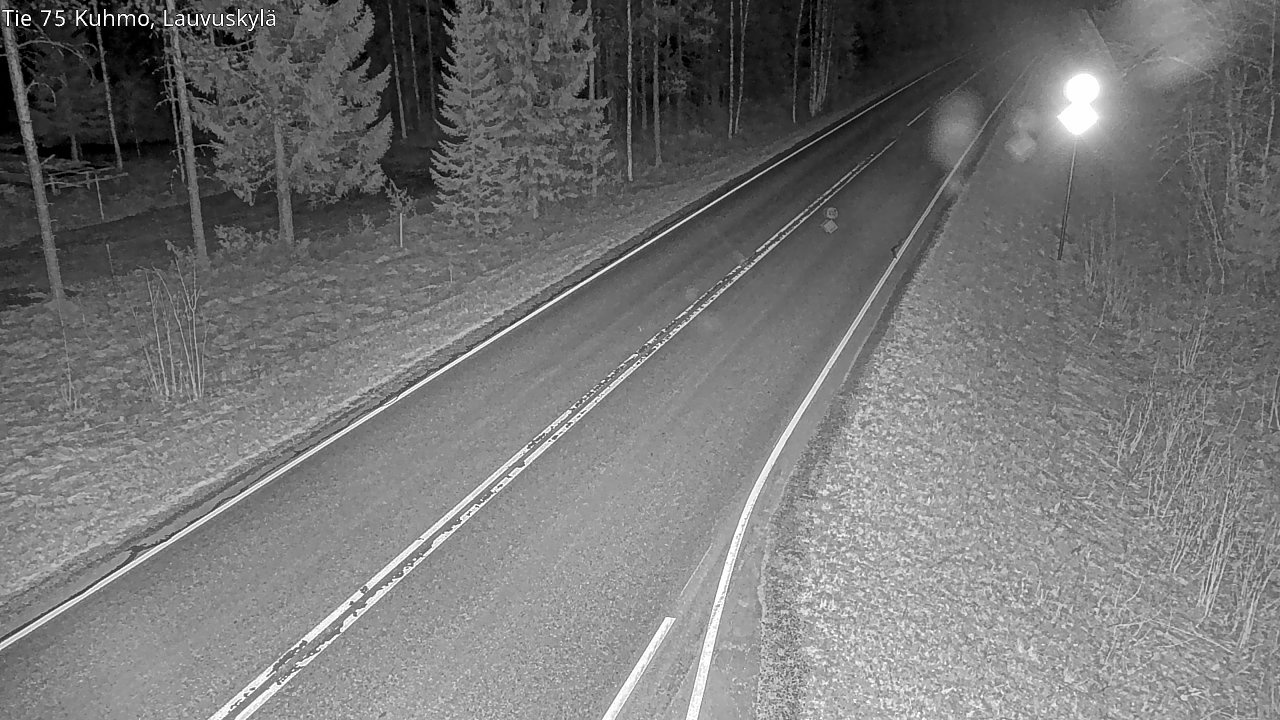 Weather Camera Image Road 75 Kuhmo, Lauvuskylä, Kuhmo, Kainuu