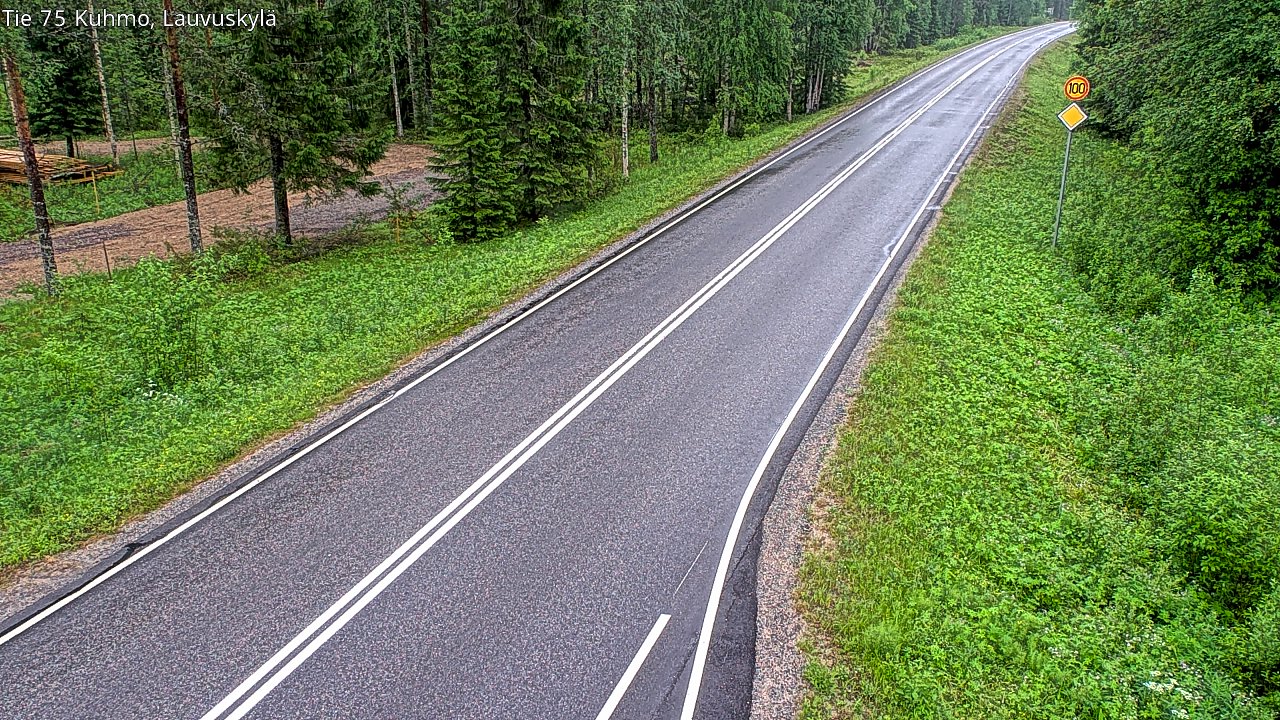 Kelikamerat Kuva Tie 75 Kuhmo, Lauvuskylä, Kuhmo, Kainuu
